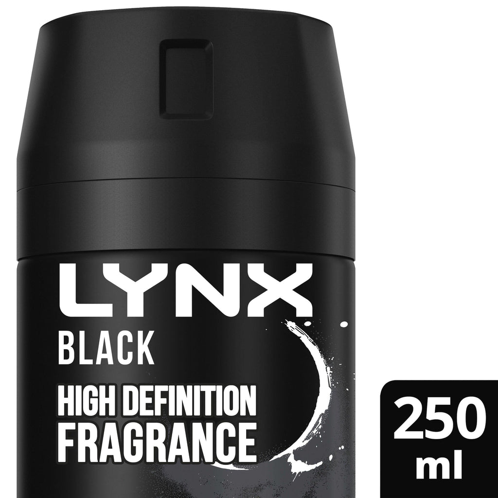 Lynx Black Deodorant & Bodyspray 250ml