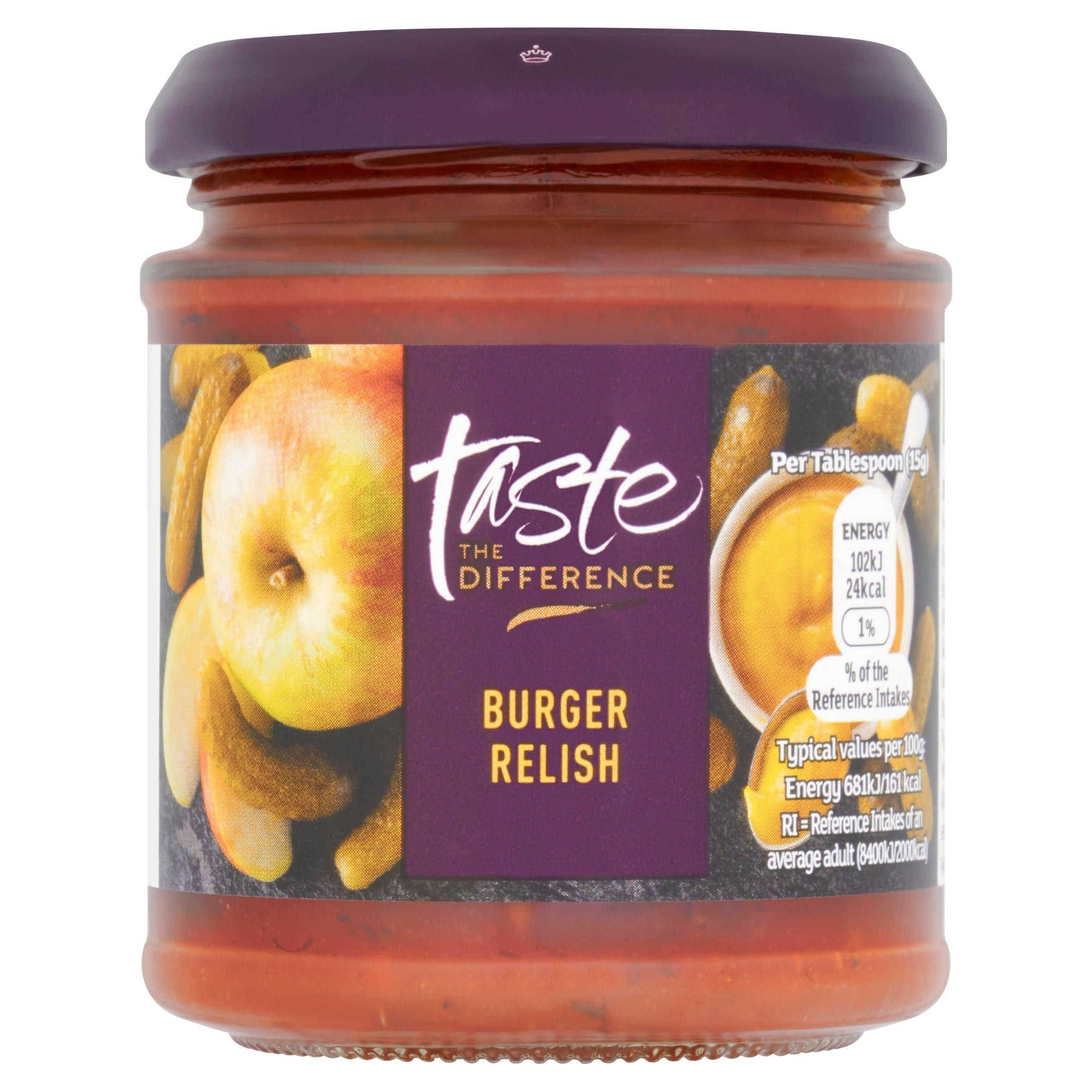 Sainsbury's Burger Relish, Taste the Difference 210g GOODS Sainsburys   