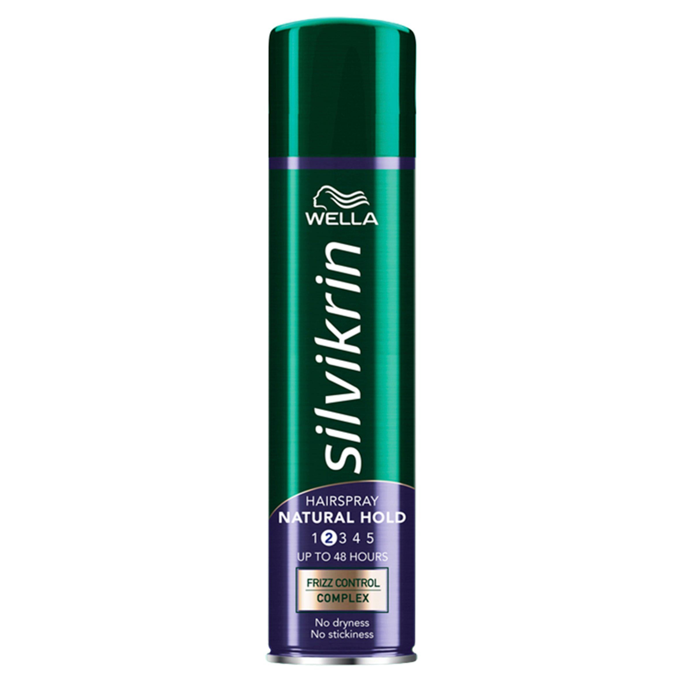 Wella Silvikrin Natural Hold Hairspray 400ml styling & hairspray Sainsburys   