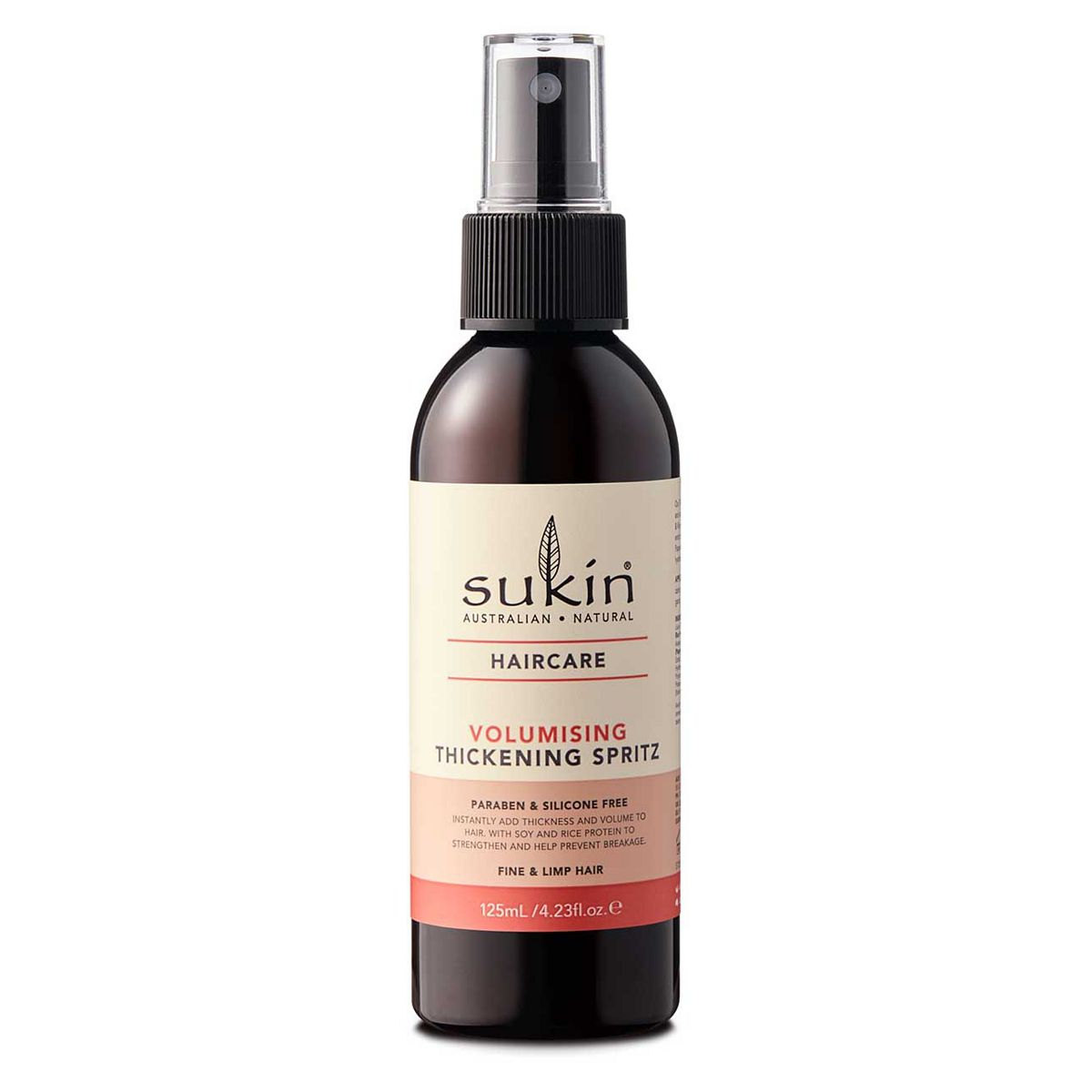 Sukin Volumising Thickening Spritz 125ml Natural Hair Spray, Gel & Mousse Boots   