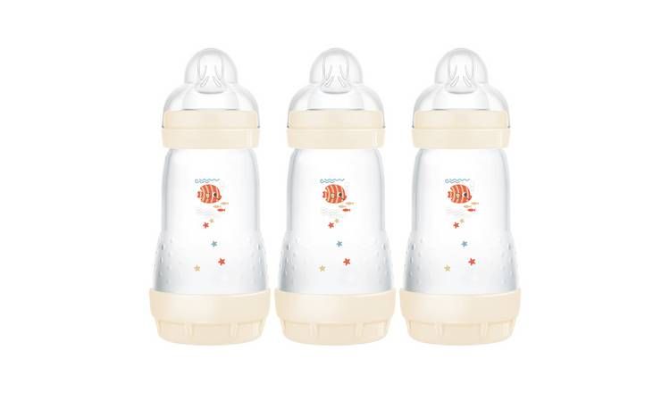 MAM Easy Start Anti-Colic 260ml Baby Bottle 3 Pack - Unisex