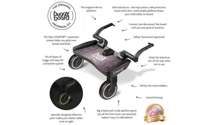 Lascal Maxi BuggyBoard - Black