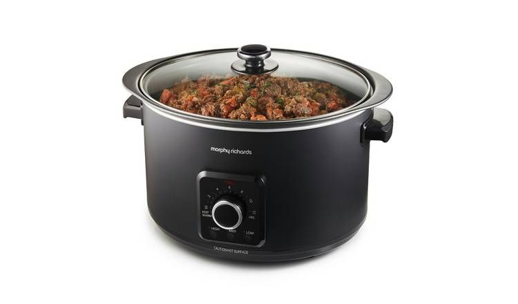 Morphy Richards 6.5L Easy Time Slow Cooker - Black