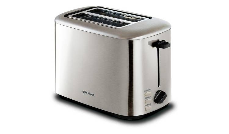 Morphy Richards 222067 Equip 2 Slice Toaster - Brushed