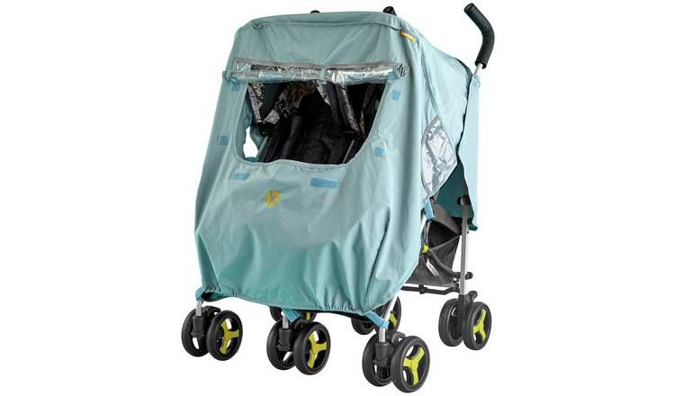 Koodi Splish Splosh Double Stroller Raincover