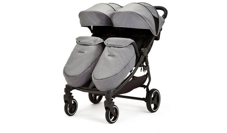 Ickle Bubba Venus Max Double Stroller &ndash; Space Grey