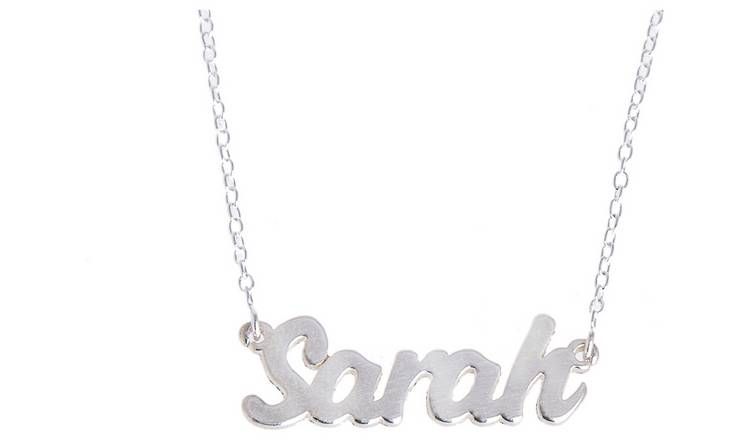 Revere Sterling Silver Personalised Name Pendant Necklace