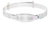 Revere Kid's Personalised Cubic Zirconia Baby Bangle GOODS Argos