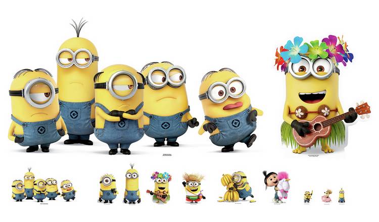 Star Cutouts Minions Party Decoration Pack GOODS Argos