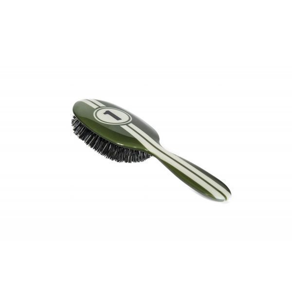 Rock & Ruddle Racing Stripes Small Pure Bristle Hairbrush