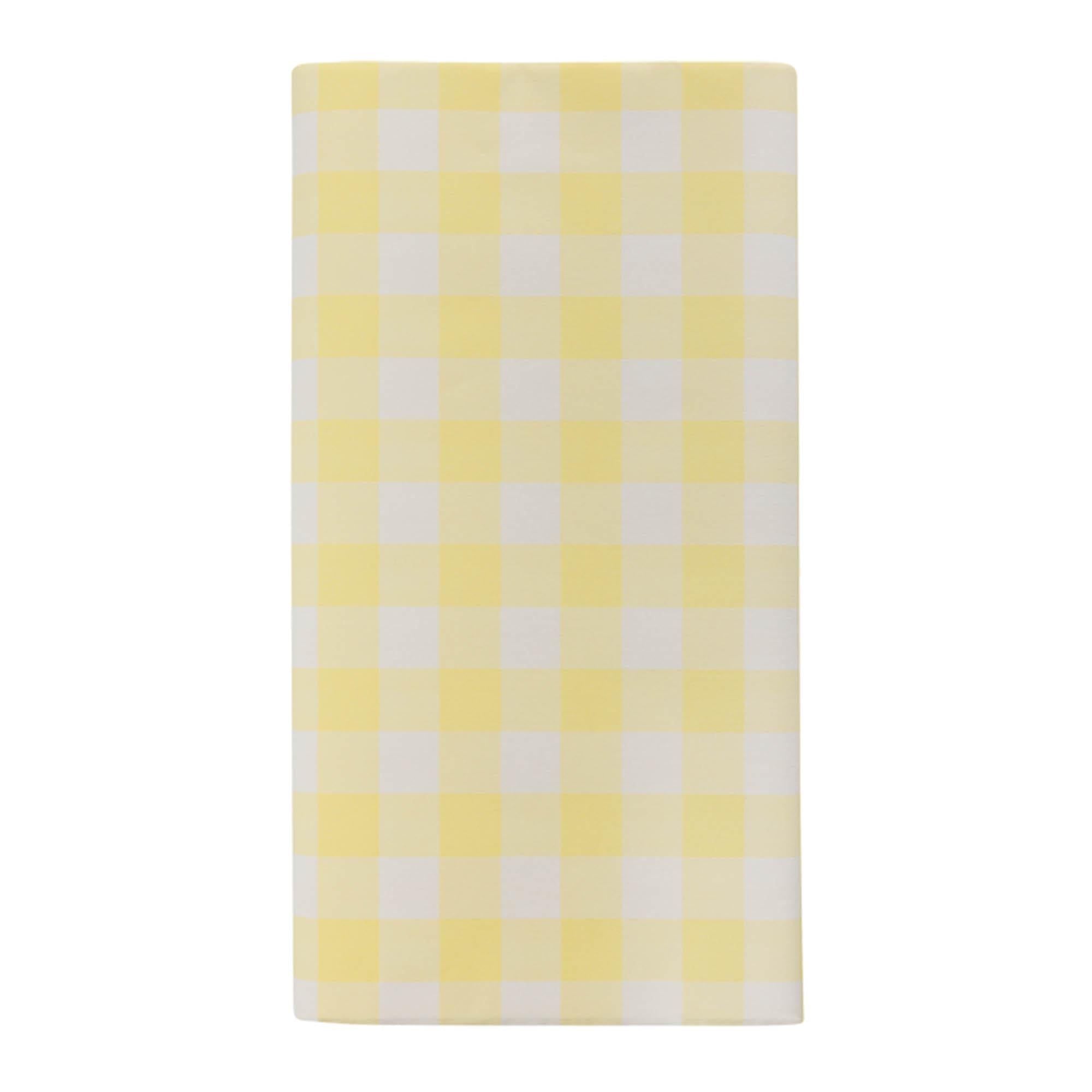 Sainsbury's Home Gingham Tablecover Yellow GOODS Sainsburys   