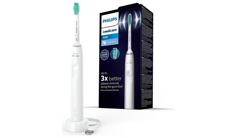 Philips Sonicare 3100 Electric Toothbrush White - HX3671/13