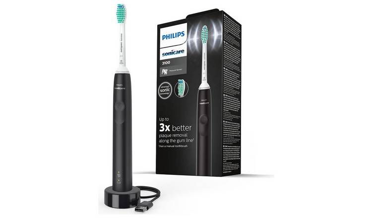 Philips Sonicare 3100 Electric Toothbrush Black - HX3671/14 GOODS Argos