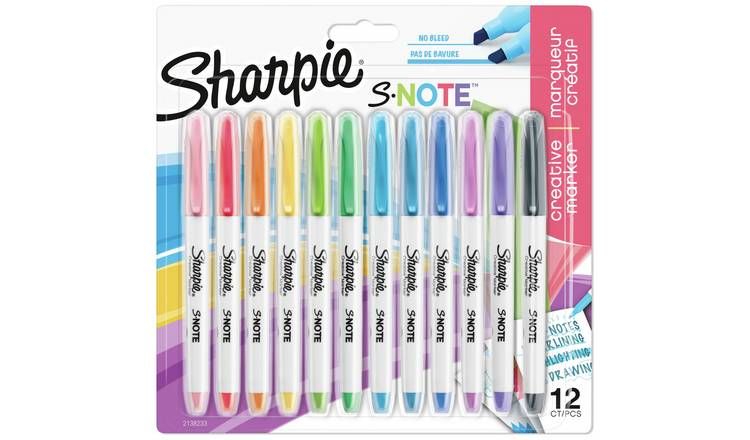 Sharpie S-Note Chisel Tip Highlighter - Pack of 12 GOODS Argos