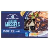 Sainsbury's Scottish Marine Stewardship Council MSC Mussels In White Wine 500g (Serves x2) GOODS Sainsburys   