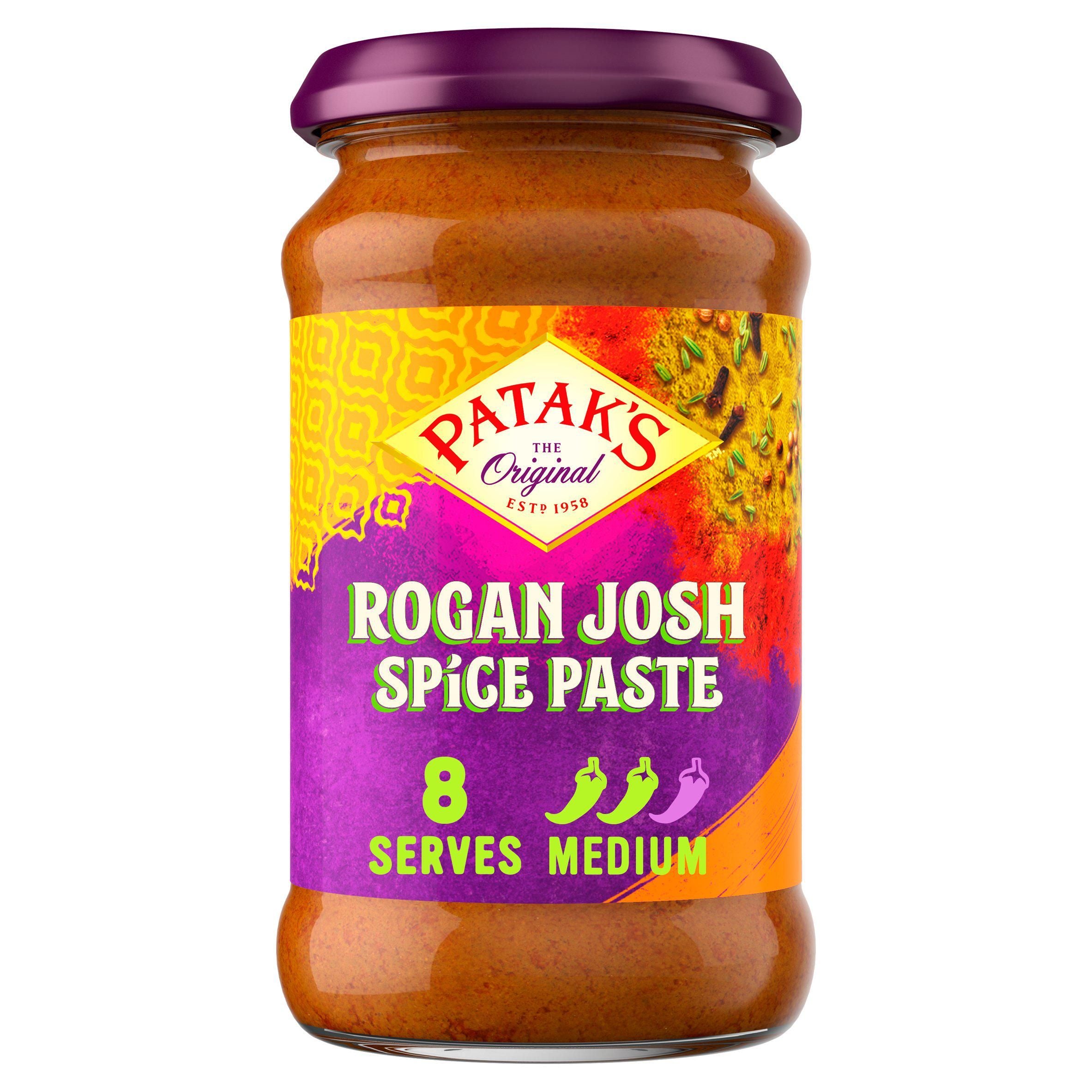 Patak's Rogan Josh Spice Paste 283g Indian Sainsburys   