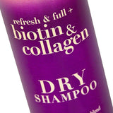 OGX Refresh & Full+ Biotin & Collagen Dry Shampoo 165ml GOODS Superdrug   