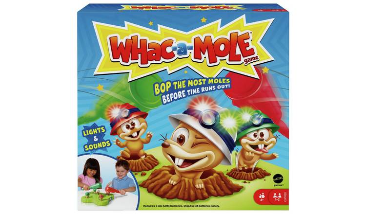 Whac-A-Mole Kids Arcade Game with Mallets & Lights & Sounds GOODS Argos