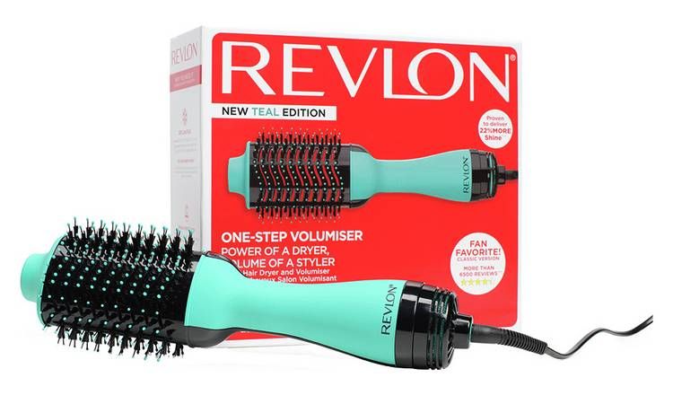 Revlon RVDR5222TUK One-Step Hair Dryer and Volumiser Teal GOODS Argos