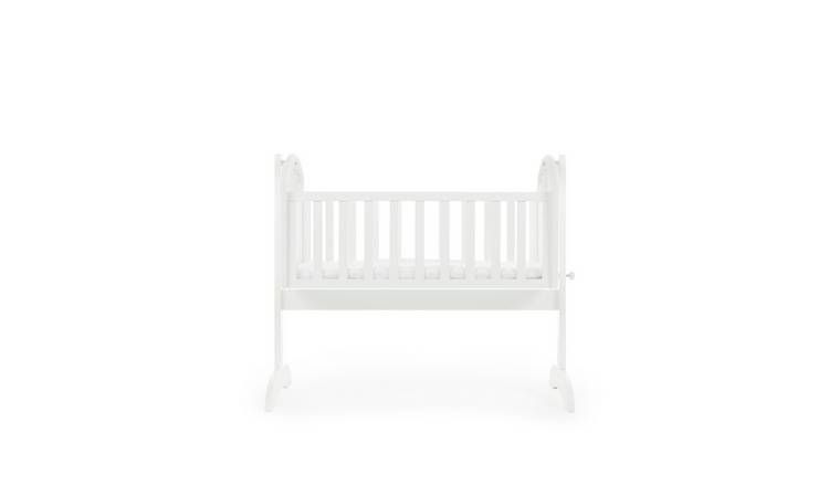 Obaby Sophie Swinging Crib and Mattress - White GOODS Argos