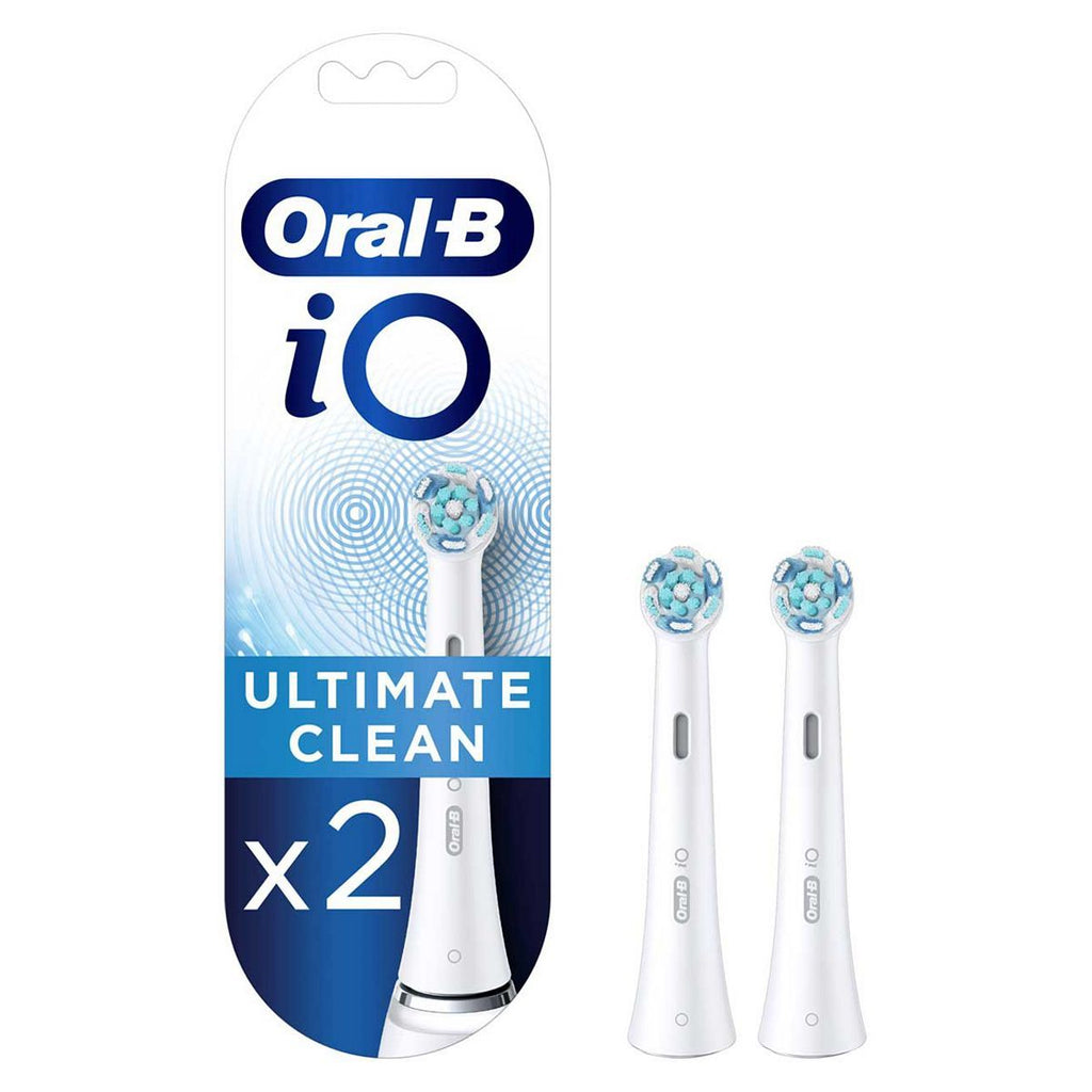 Oral-B iO™ Ultimate Clean White Replacement Electric Toothbrush Heads 2 Pack