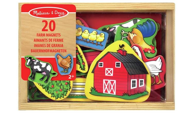 Melissa & Doug Wooden Magnet Farm