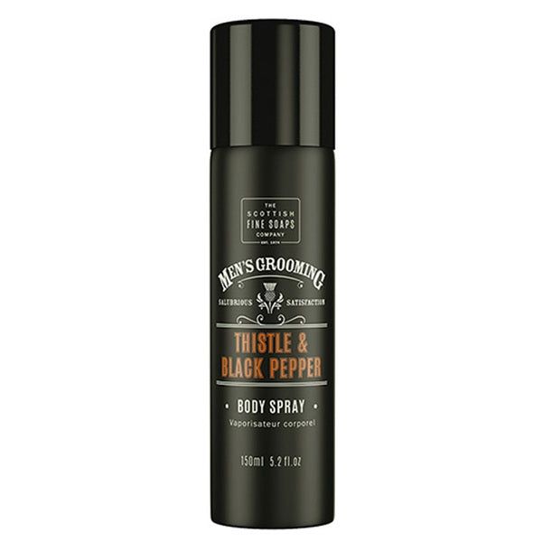 Scottish Fine Soaps Thistle & Black Pepper Body Spray 150ml GOODS Superdrug   