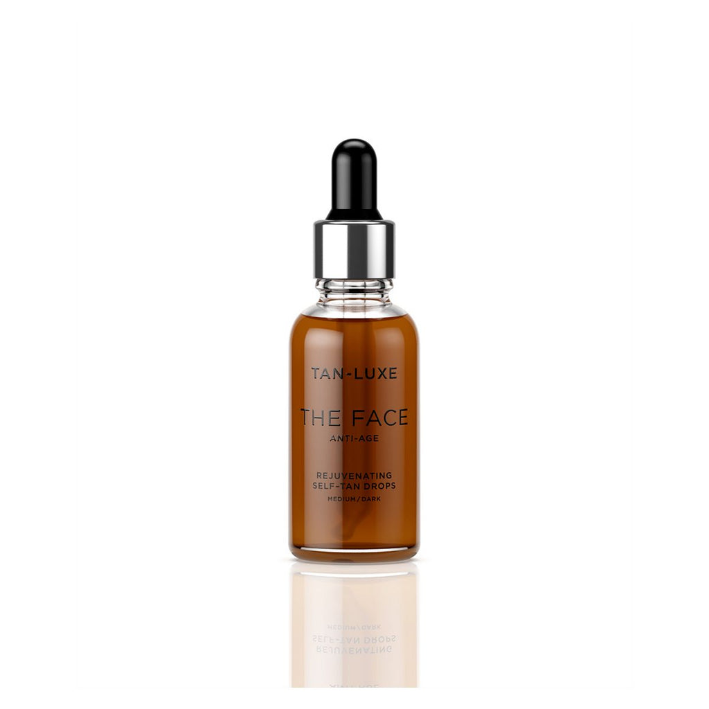 Tan-Luxe The Face Anti-Age rejuvenating self-tanning drops, medium/dark 30ml