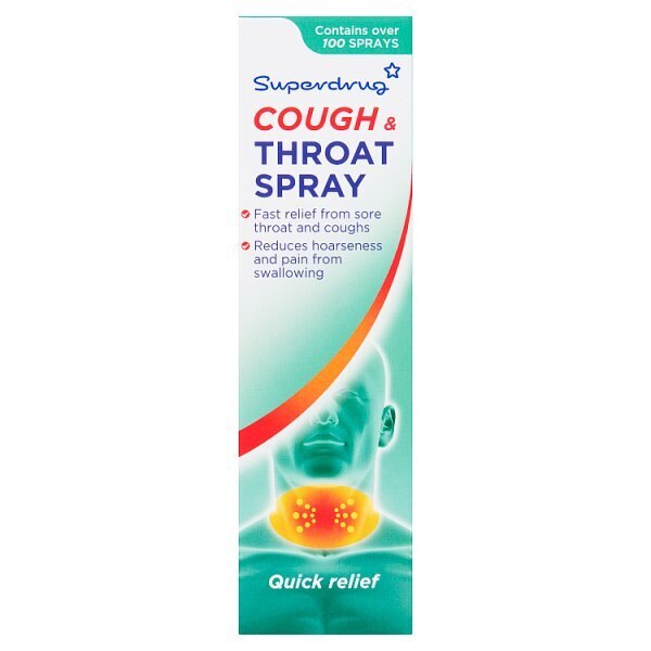 Superdrug Cough and Throat Spray 20ml