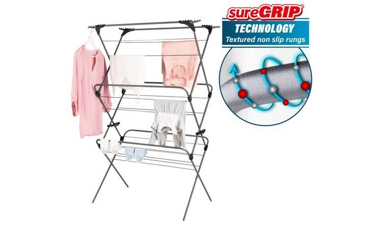 Minky Sure Grip 21m 3 Tier Extra Wide Indoor Airer GOODS Argos