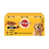 Pedigree Adult Wet Dog Food Tins Country Casseroles in Gravy Dog Food & Accessories ASDA   