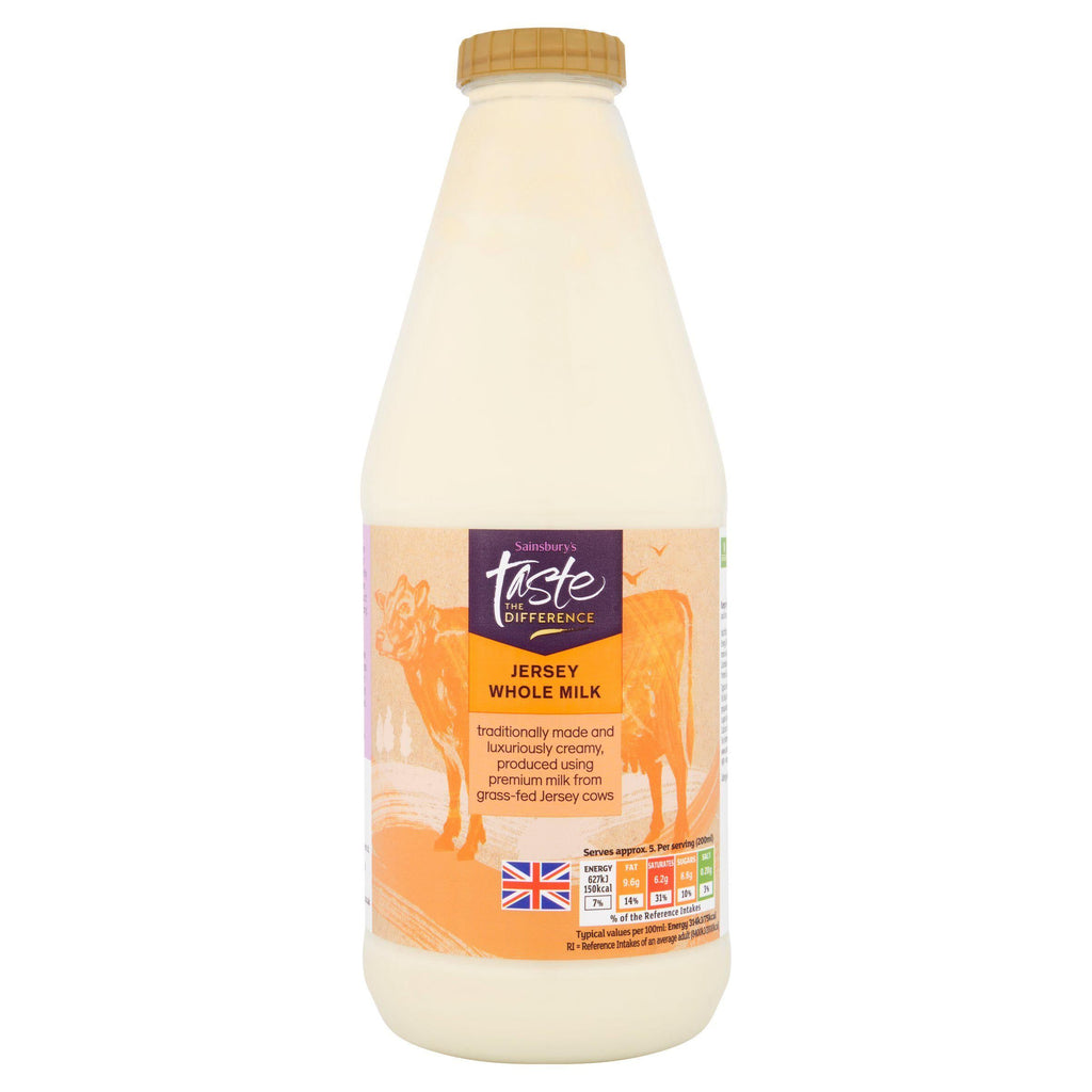 Sainsbury's Jersey Milk, Taste the Difference 1L