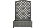 Large Lattice Wooden Planter - Grey GOODS Argos