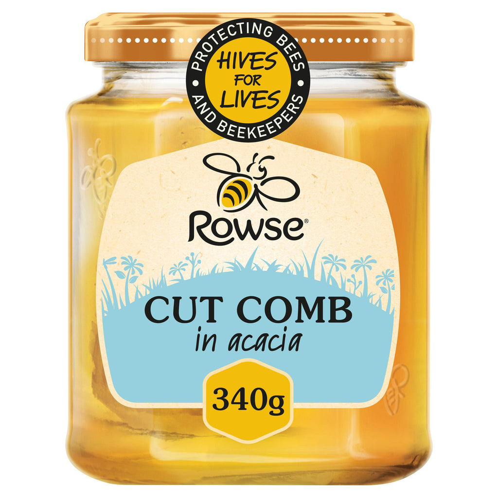 Rowse Cut Comb in Acacia Honey 340g