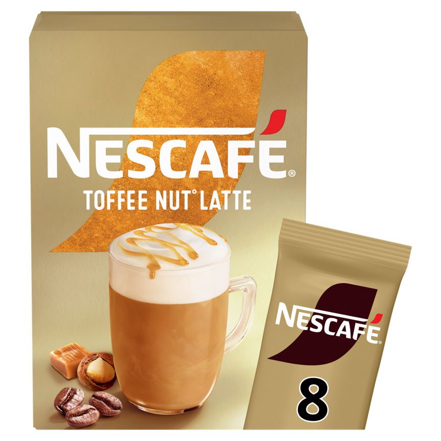 Nescafe Gold Toffee Nut Latte x8