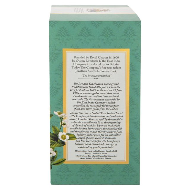 The East India Company Directors Green Tea Blend Sachets   20 per pack