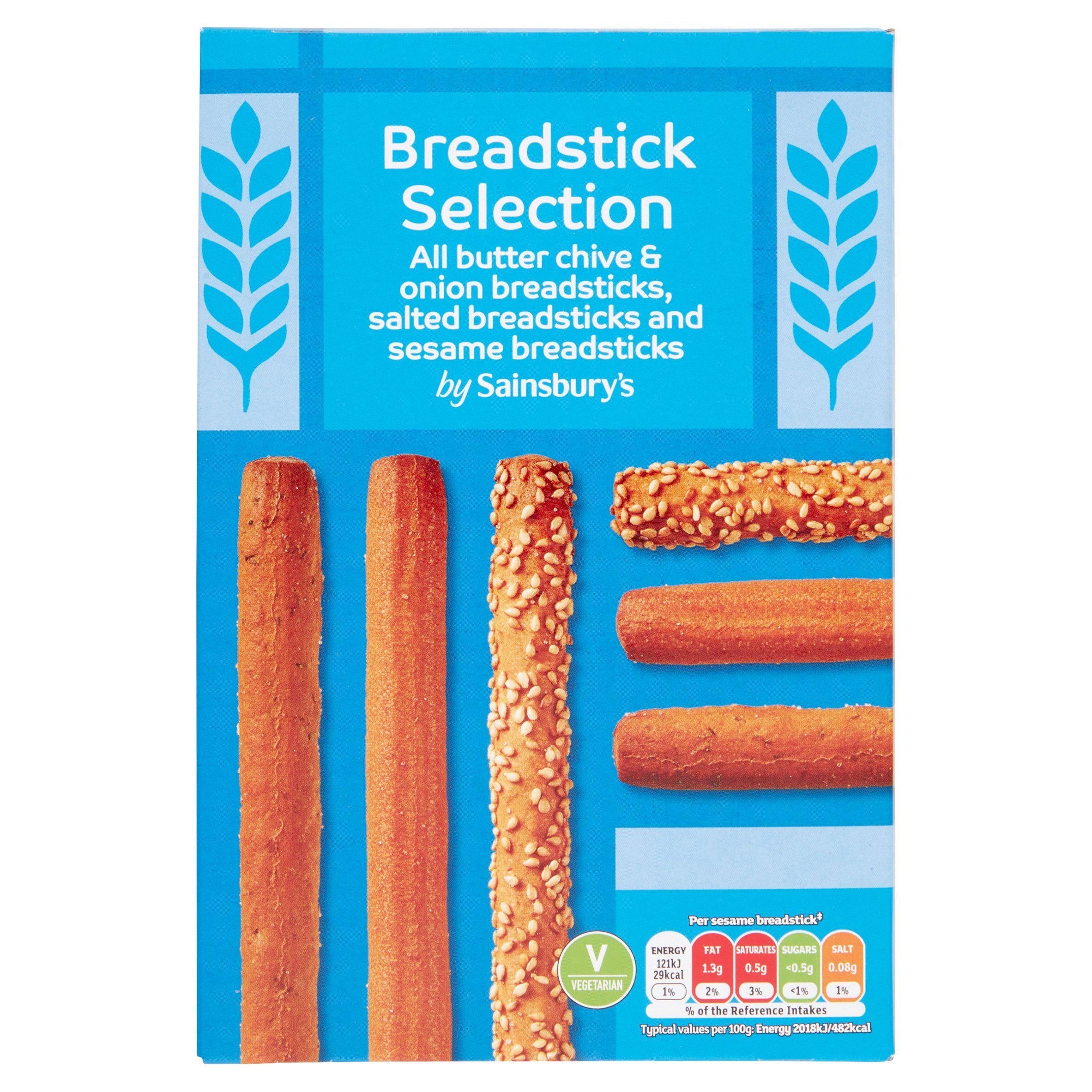 Sainsburys Breadstick Selection 120g GOODS Sainsburys   