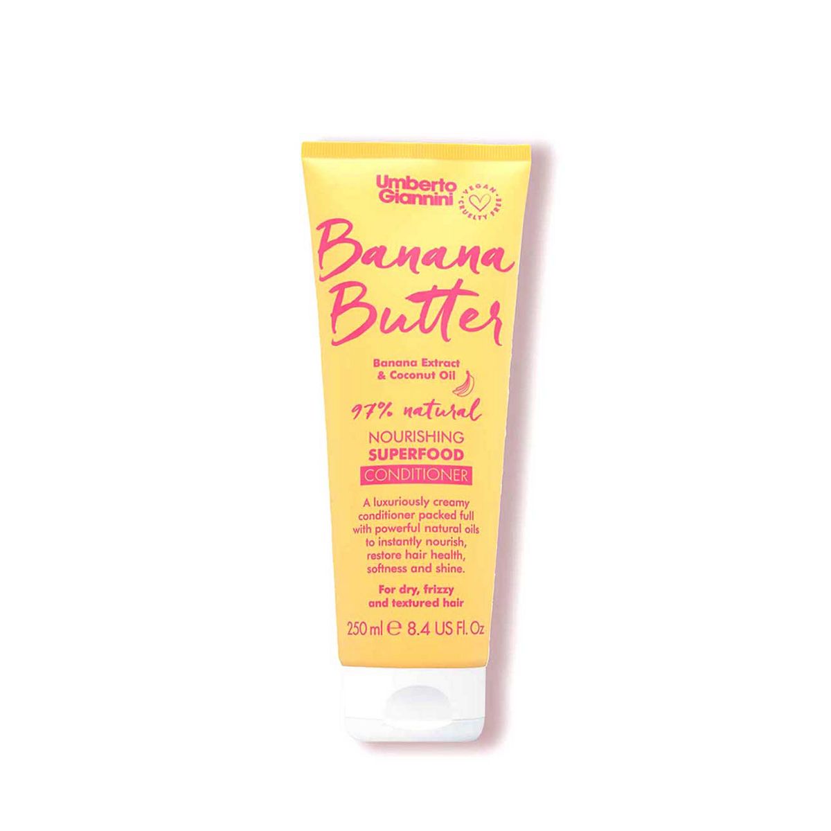 Umberto Giannini Banana Butter Nourishing Superfood Conditioner 250ml GOODS Boots   