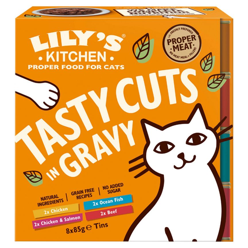 Lily's Kitchen Tasty Cuts in Gravy Multipack for Cats 8 x