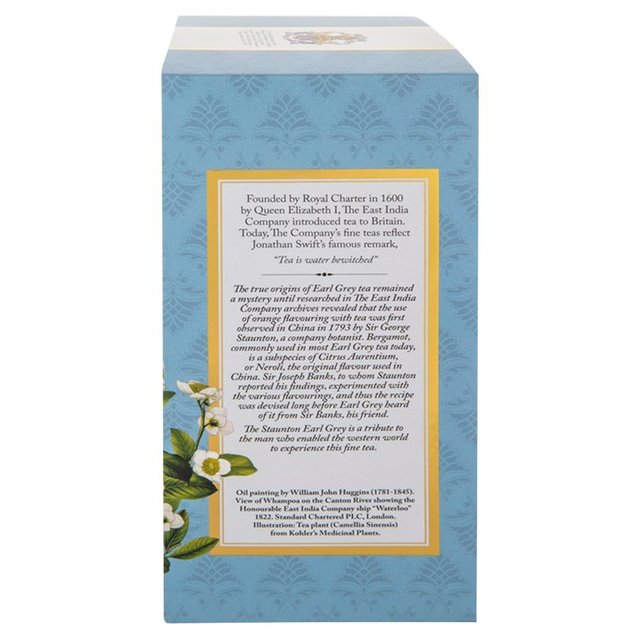The East India Company Staunton Earl Grey Tea Sachets   20 per pack GOODS M&S   