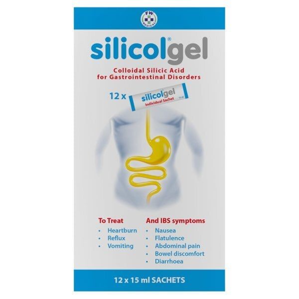 Silicolgel Sachets For Gastrointestinal Disorders 12 x 15ml