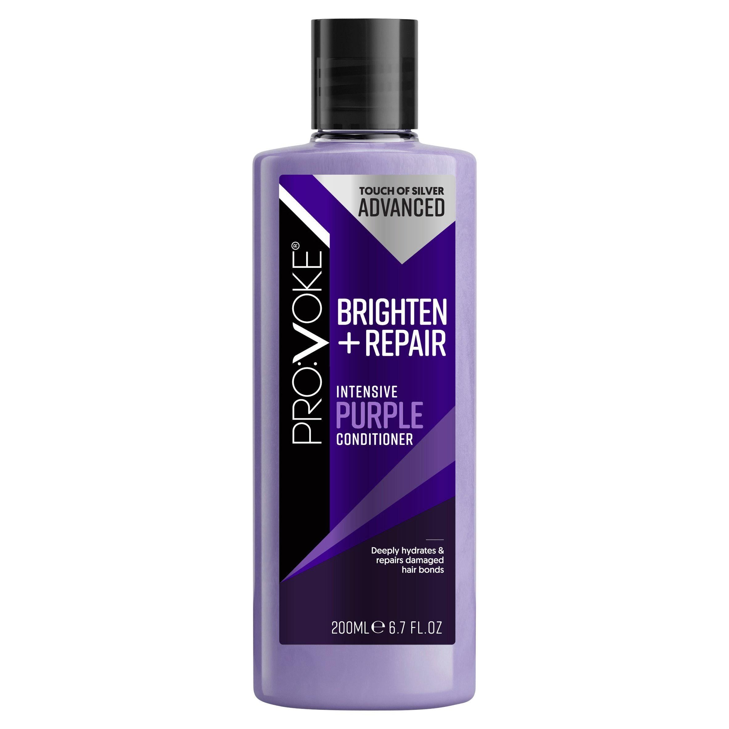 Pro:Voke Touch of Silver Advanced Brighten & Repair Intensive Purple Conditioner 200ml GOODS Sainsburys   