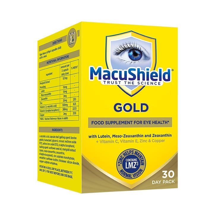 MacuShield Gold Formula 90 Capsules - 1 month Supply