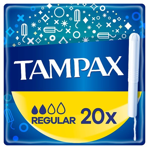 Tampax Regular Tampons Applicator Cardboard 20X GOODS Boots   