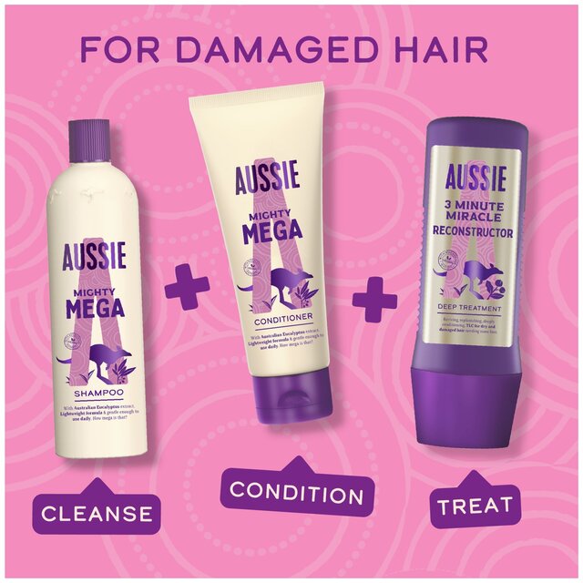Aussie Mega Shampoo   300ml - McGrocer