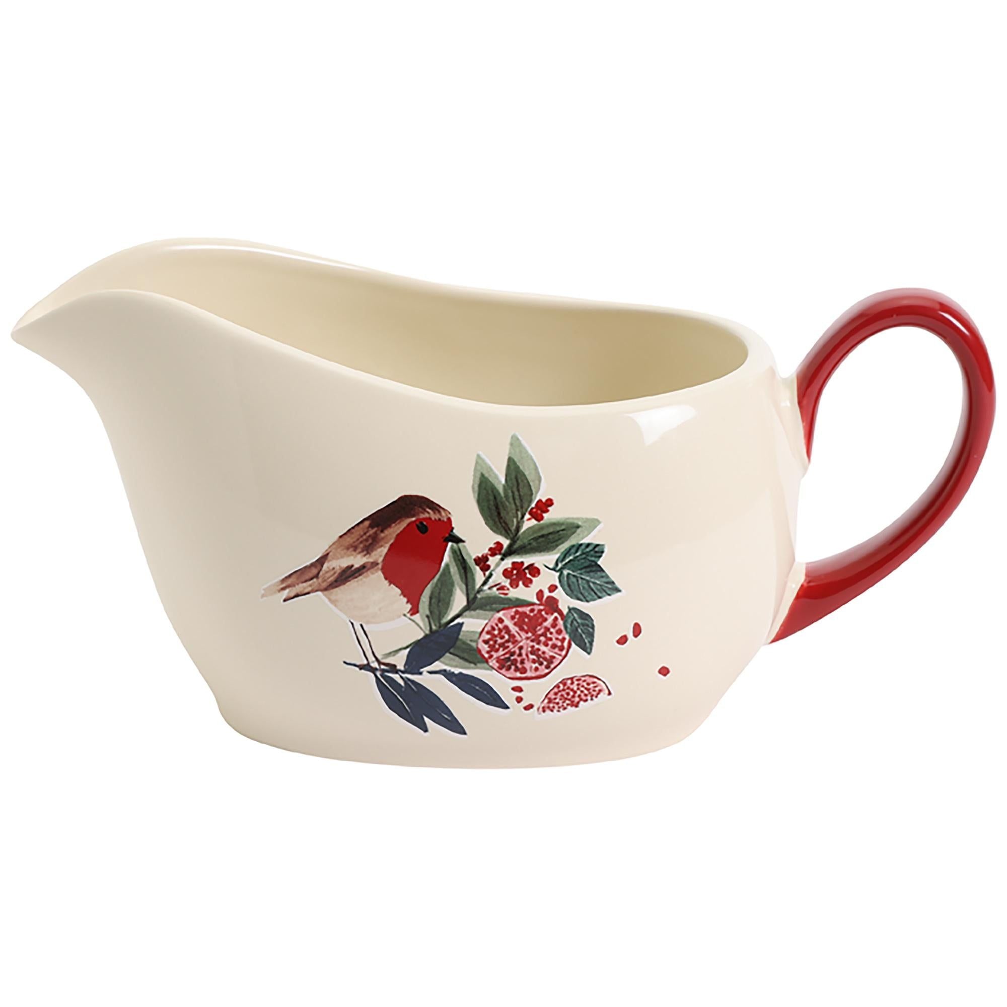 Sainsbury's Home Robin Gravy Boat GOODS Sainsburys   