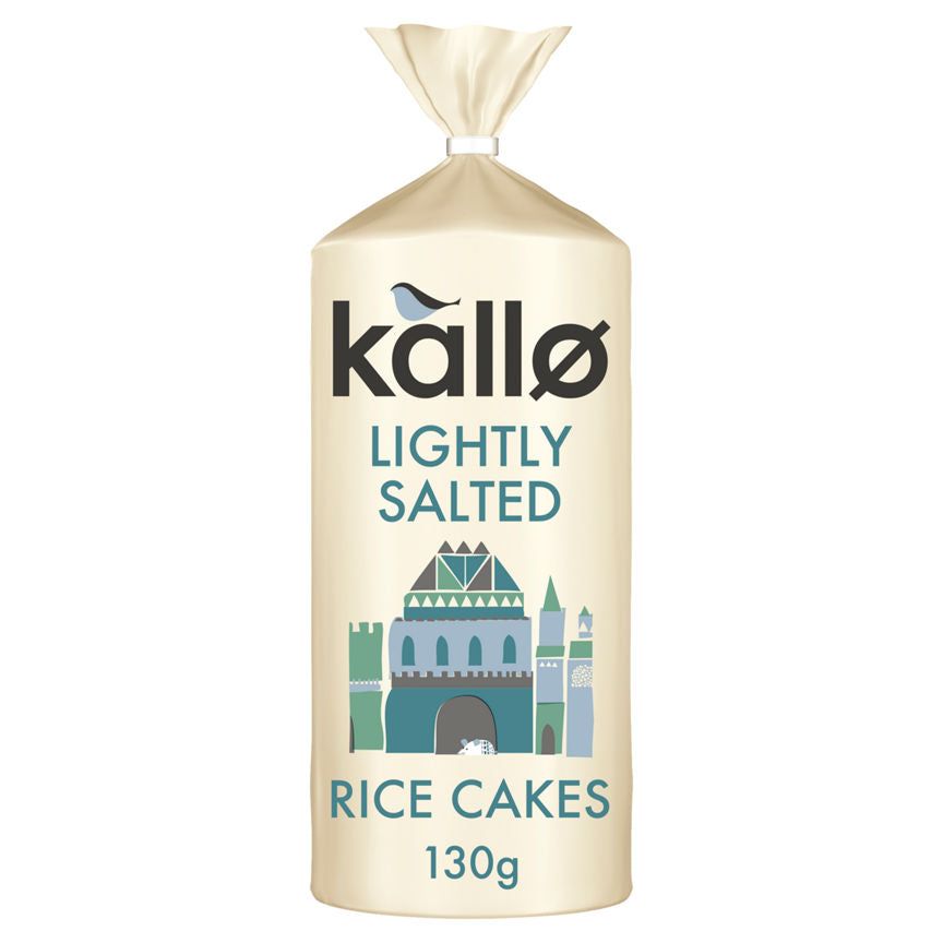 Kallo Lightly Salted Wholegrain Low Fat Rice Cakes