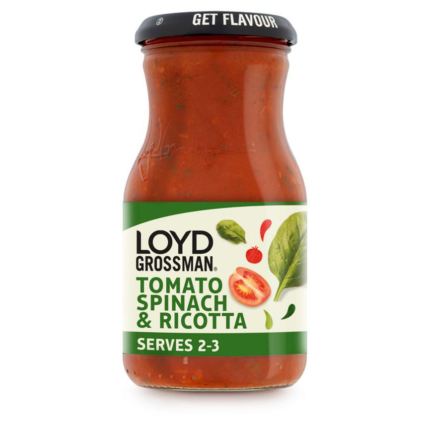 Loyd Grossman Tomato Spinach and Ricotta Pasta Sauce