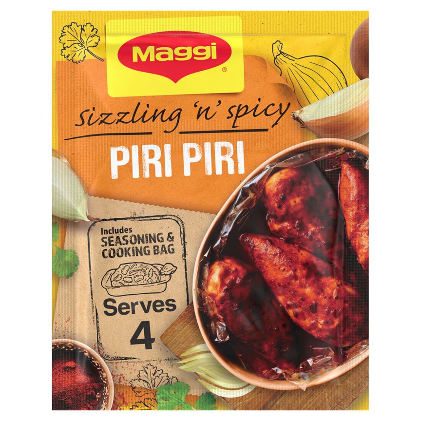 Maggi Sizzling ‘n’ Spicy Juicy Piri Piri Recipe Mix 27g