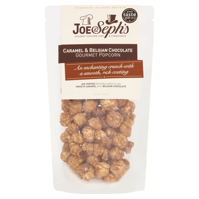 Joe & Seph's Caramel & Belgian Chocolate Popcorn   75g